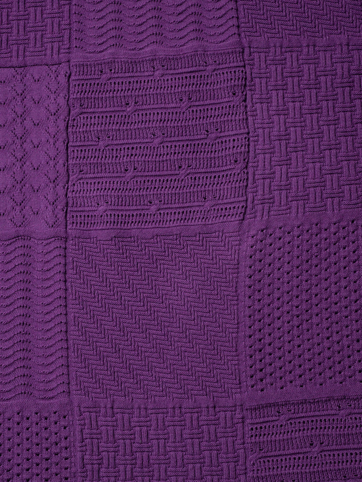 ORGANIZED BORDER SWEATER / COTTON YARN