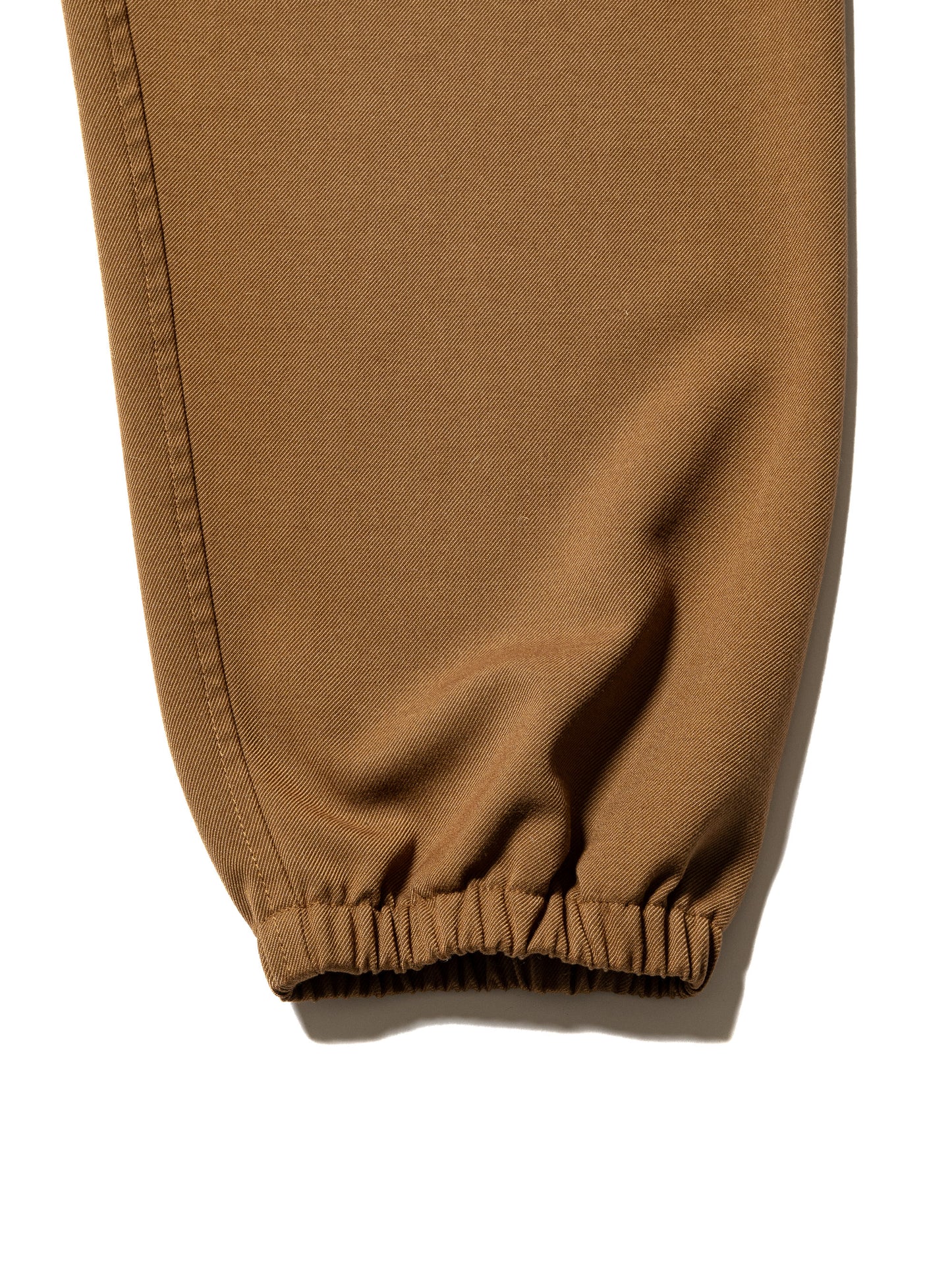 RESEARCHED EASY RIB PANTS / RAYON MIX GABARDINE