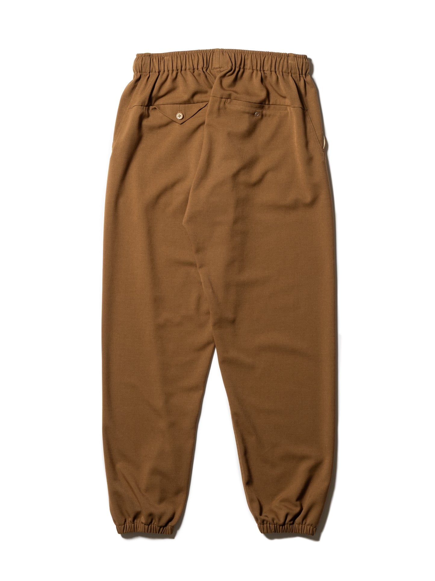 RESEARCHED EASY RIB PANTS / RAYON MIX GABARDINE