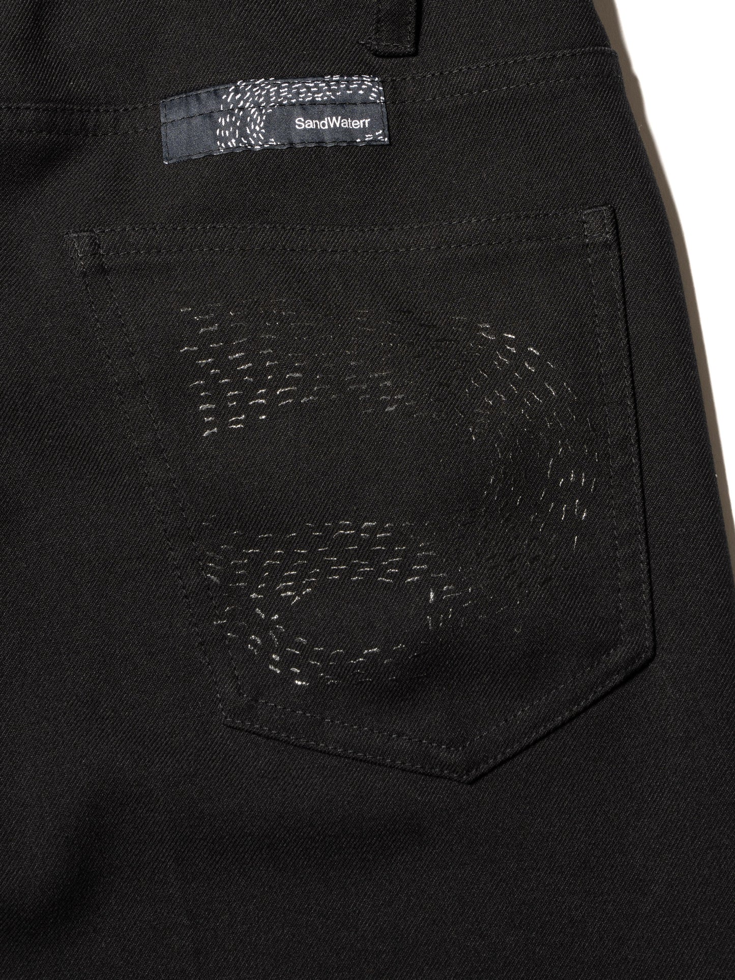 RESEARCHED 5P PANTS / RAYON MIX GABARDINE