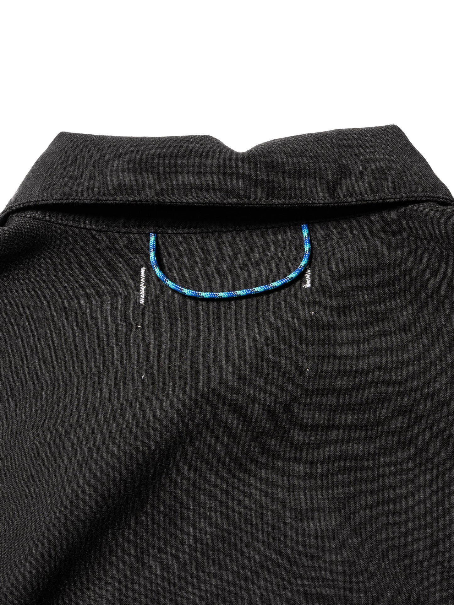 RESEARCHED HALF ZIP SHIRTS / REGGIANI W.SATIN