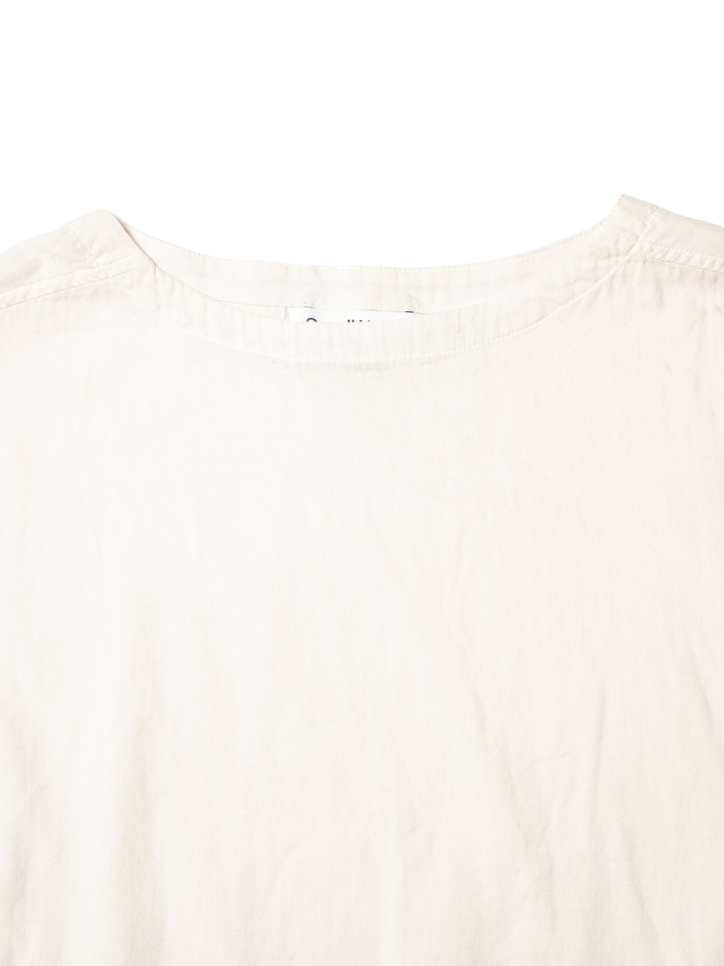 CRAFTED LONG PULLOVER / INIDIA COTTON BROAD