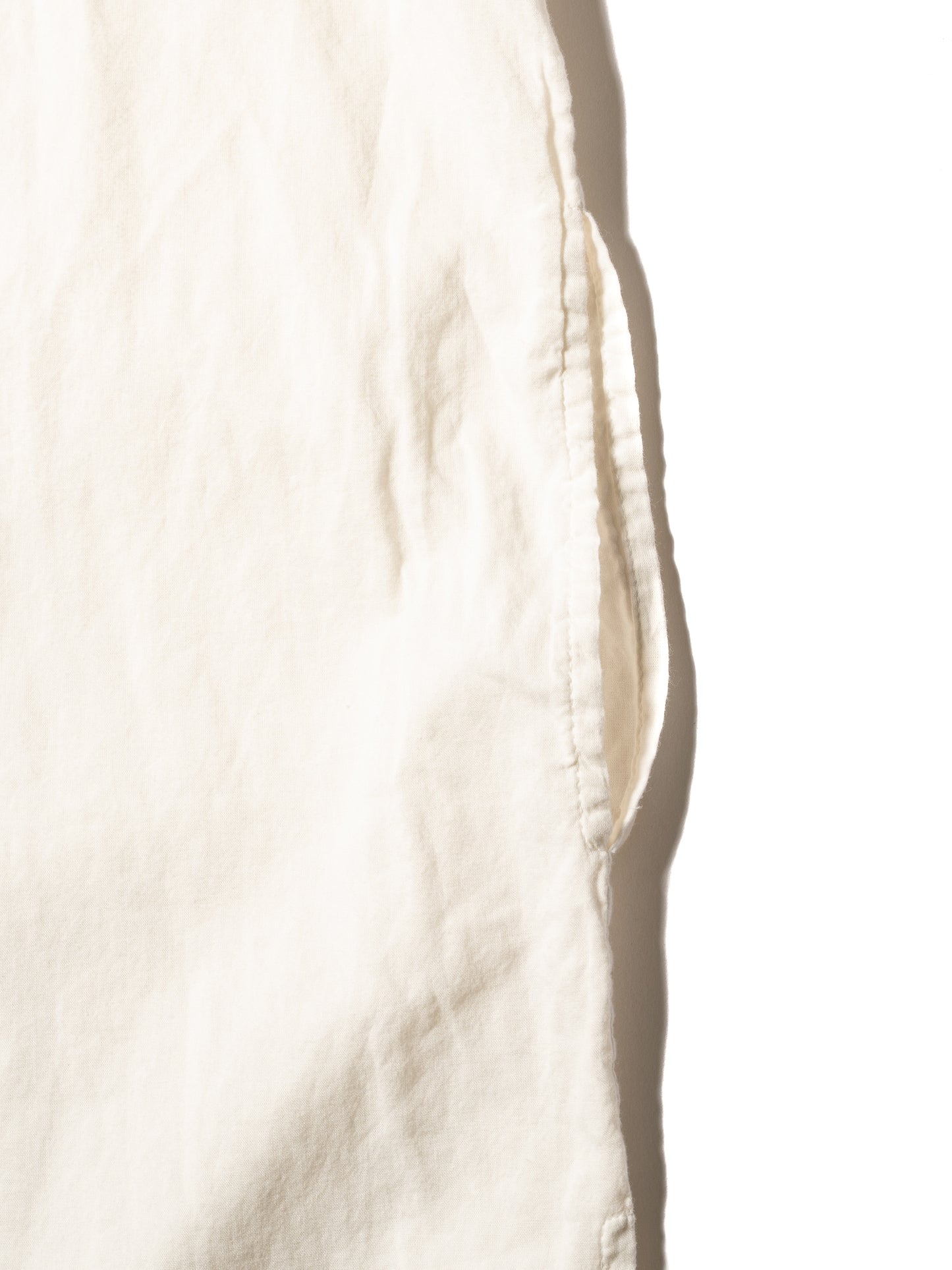 CRAFTED LONG PULLOVER / INIDIA COTTON BROAD