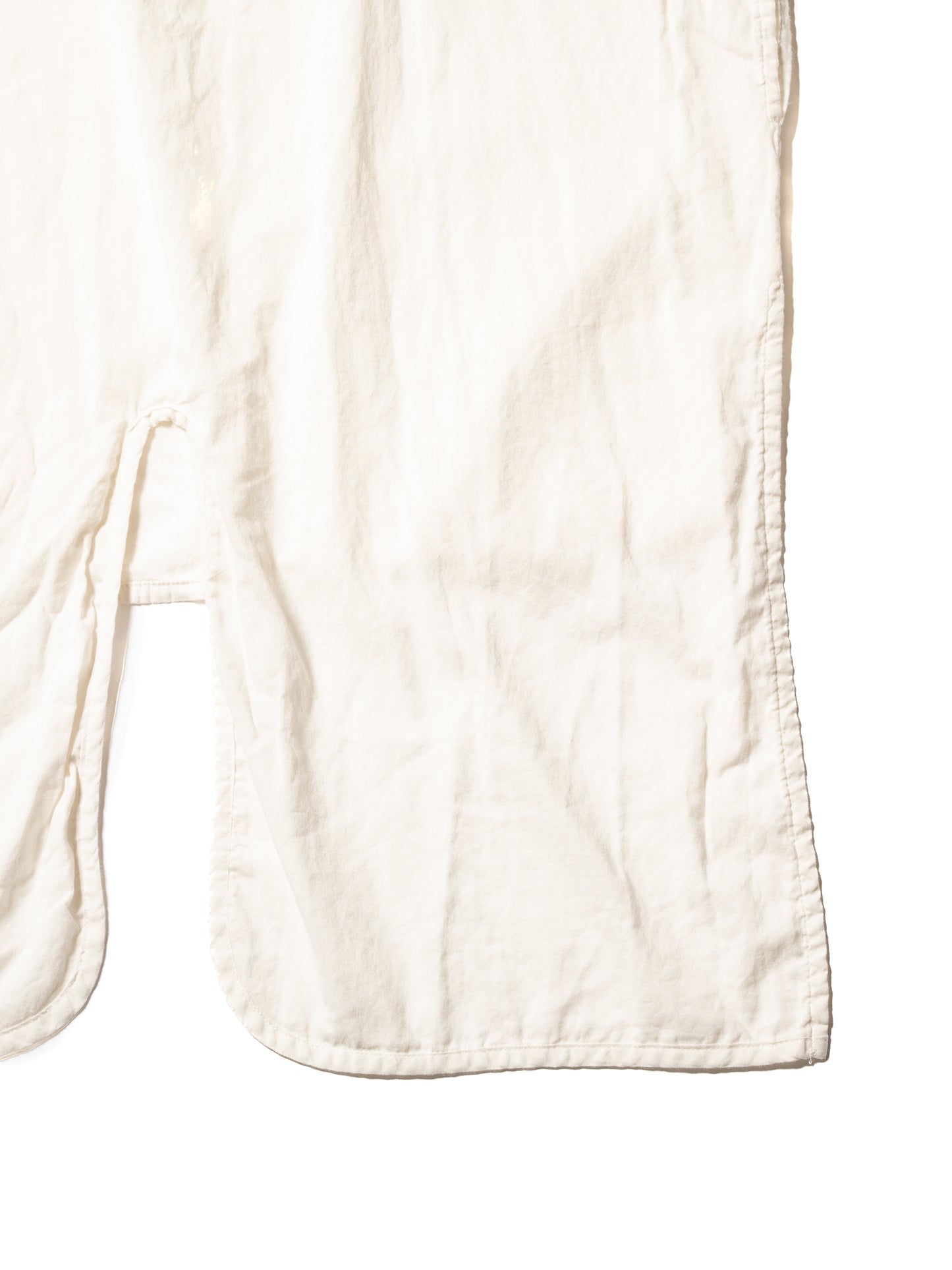 CRAFTED LONG PULLOVER / INIDIA COTTON BROAD