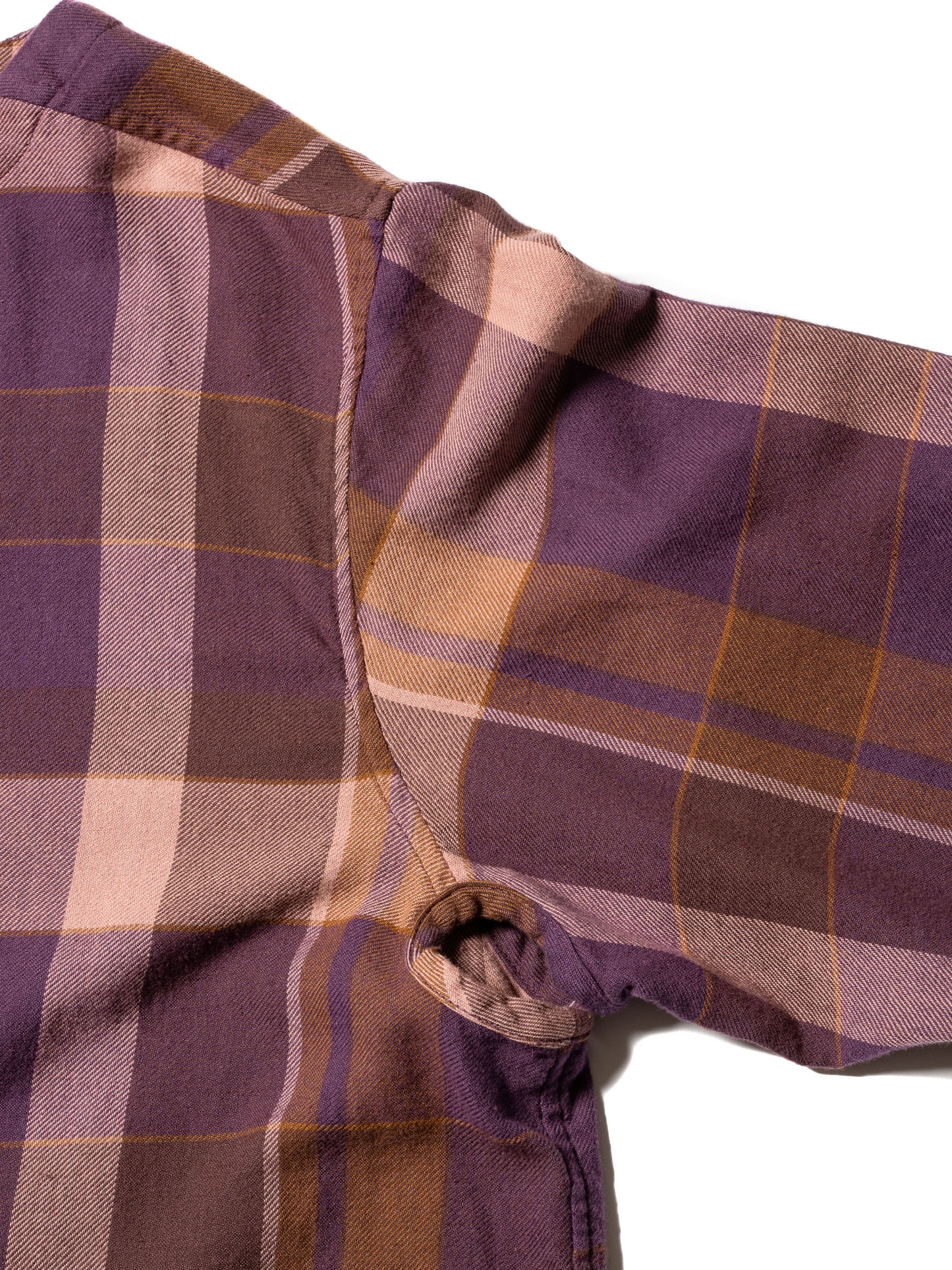 CRAFTED LONG PULLOVER / INIDIA COTTON FLANNEL MADRAS