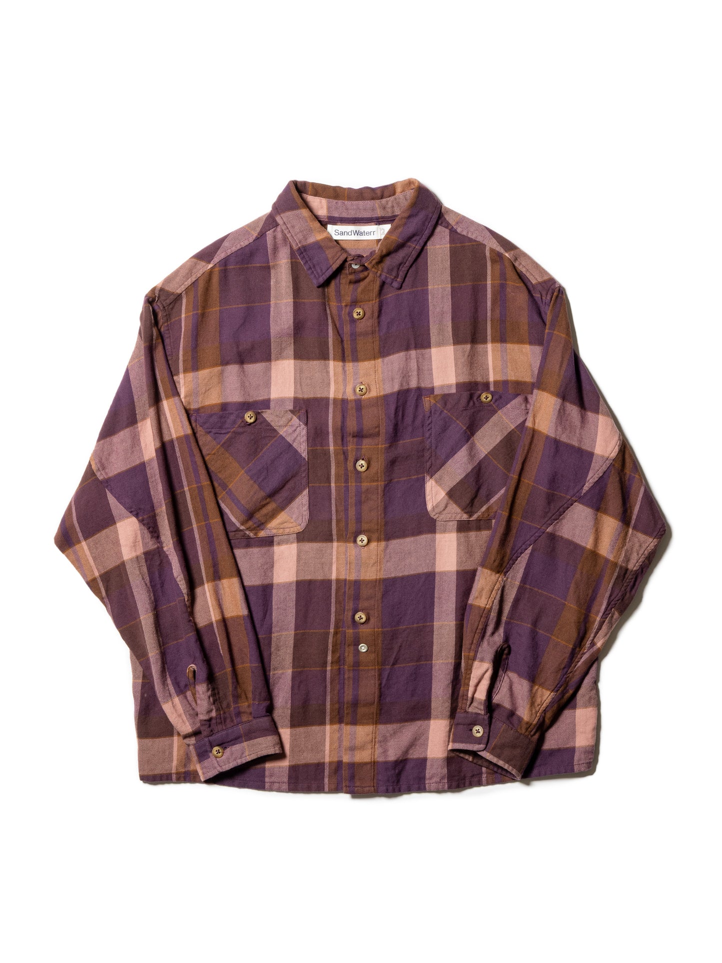 CRAFTED WORK  SHIRTS / INIDIA COTTON FLANNEL MADRAS