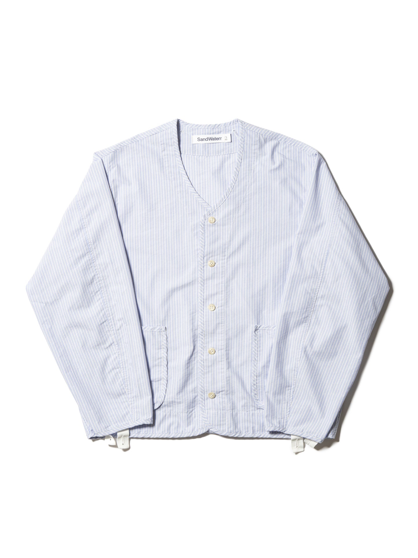 ORGANIZED LINING SHIRT / COTTON MIX BROAD STRIPE