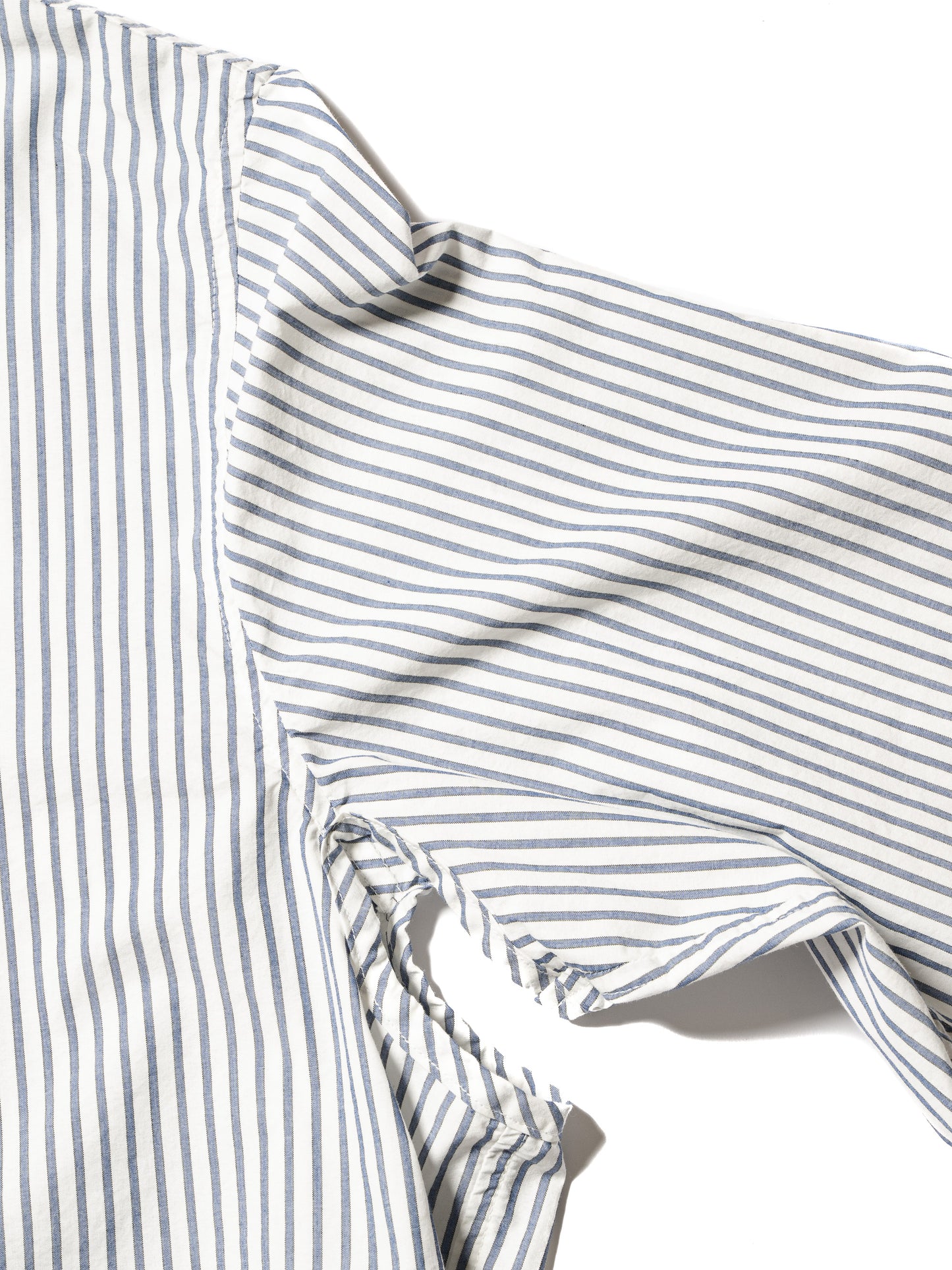 ORGANIZED LINING SHIRT / COTTON MIX BROAD STRIPE