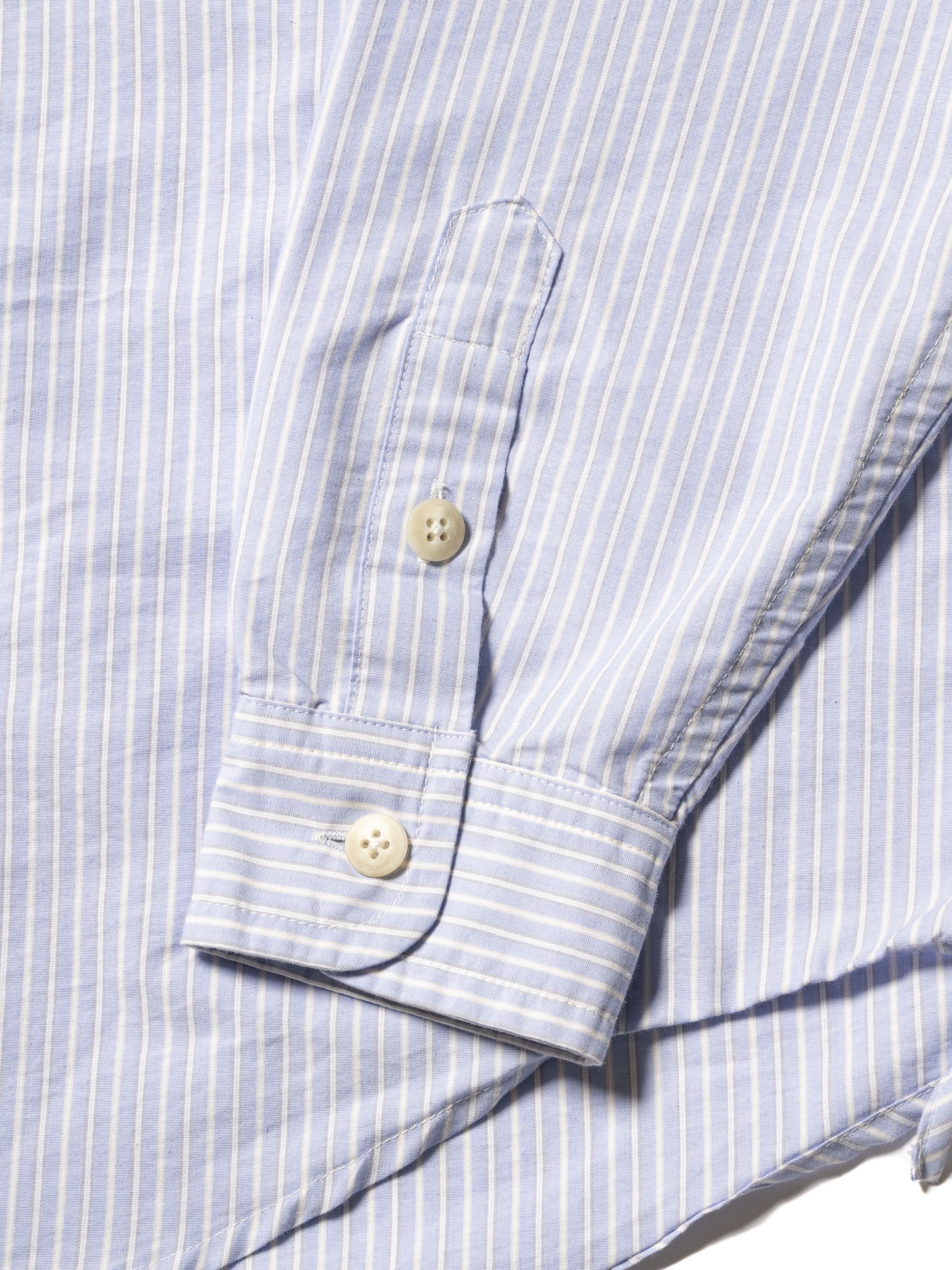 ORGANIZED B.D.SHIRT / COTTON MIX BROAD STRIPE