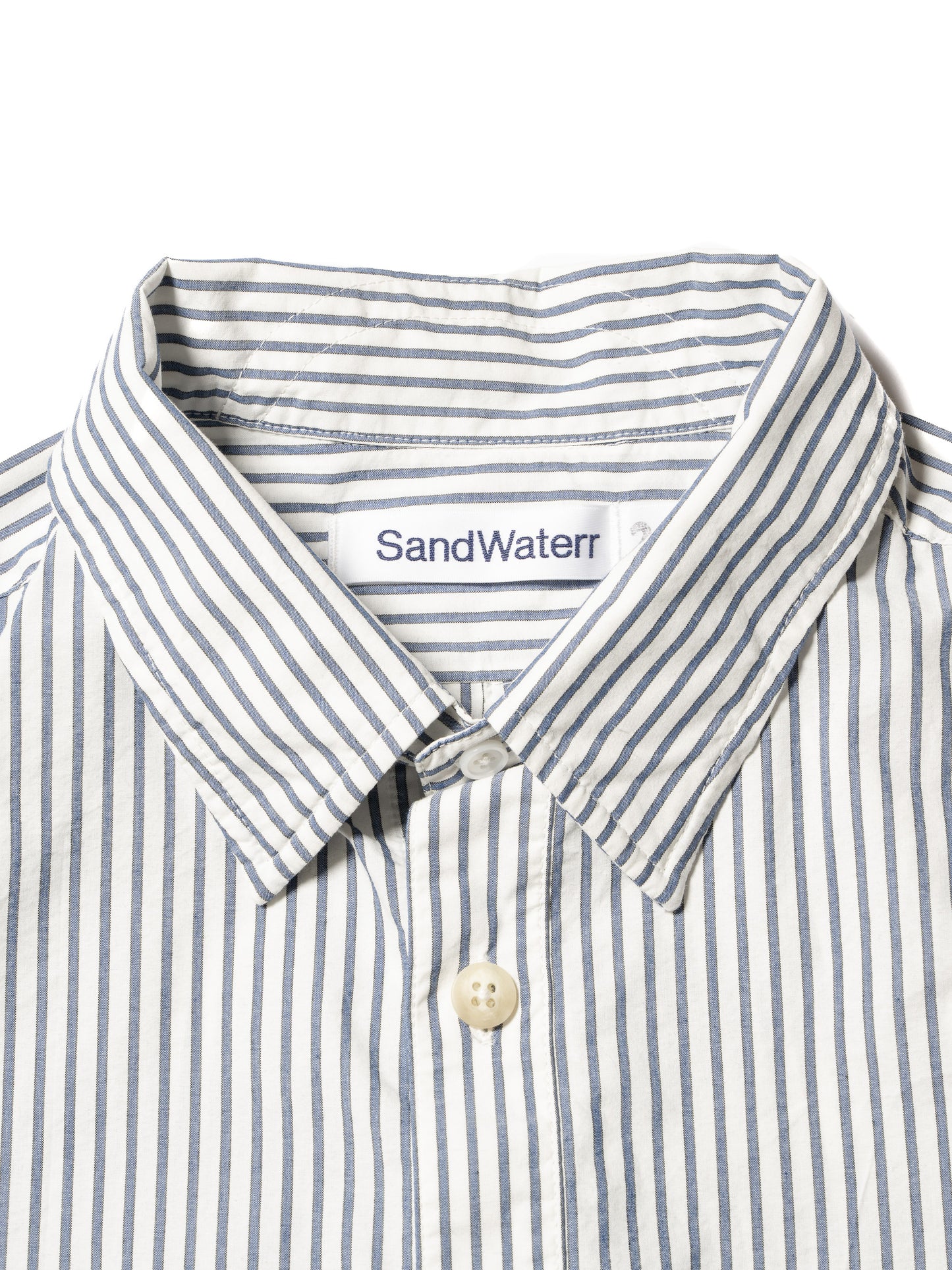ORGANIZED B.D.SHIRT / COTTON MIX BROAD STRIPE