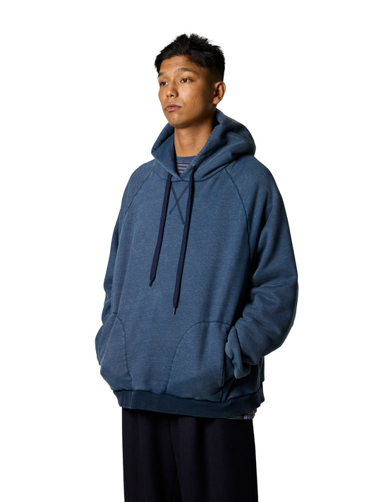 RESEARCHED HOODED PULLOVER/ C/P FLEECE