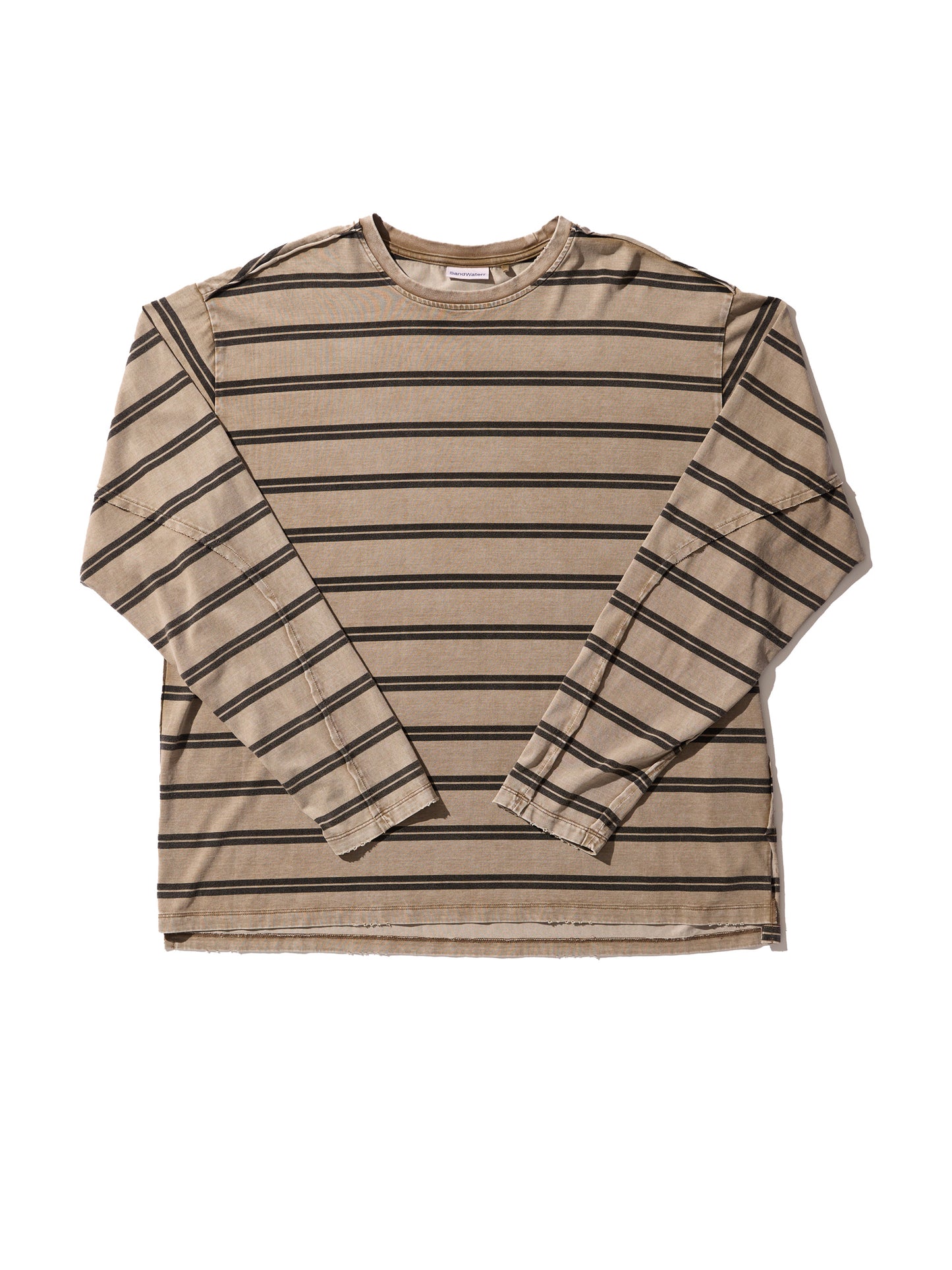 RESEARCHED TEE LS / COTTON BORDER JERSEY