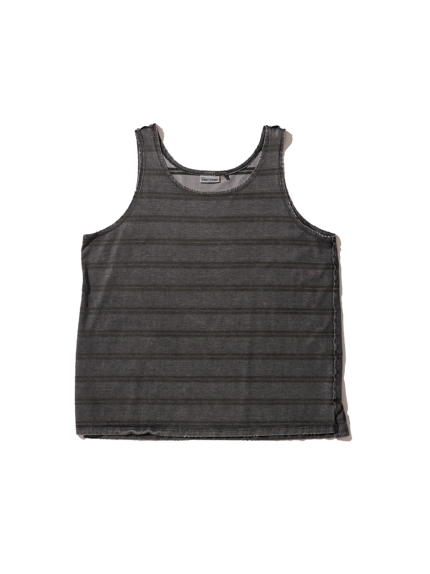 RESEARCHED TANKTOP / COTTON BORDER JERSEY