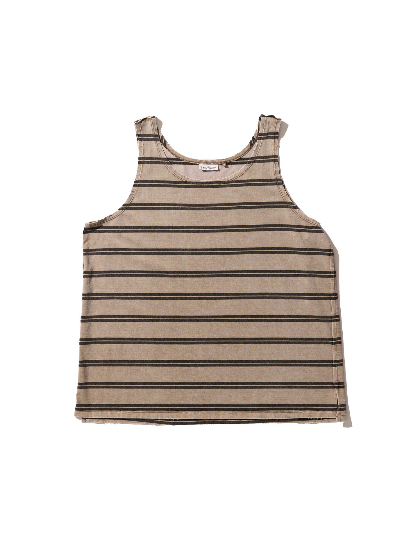 RESEARCHED TANKTOP / COTTON BORDER JERSEY