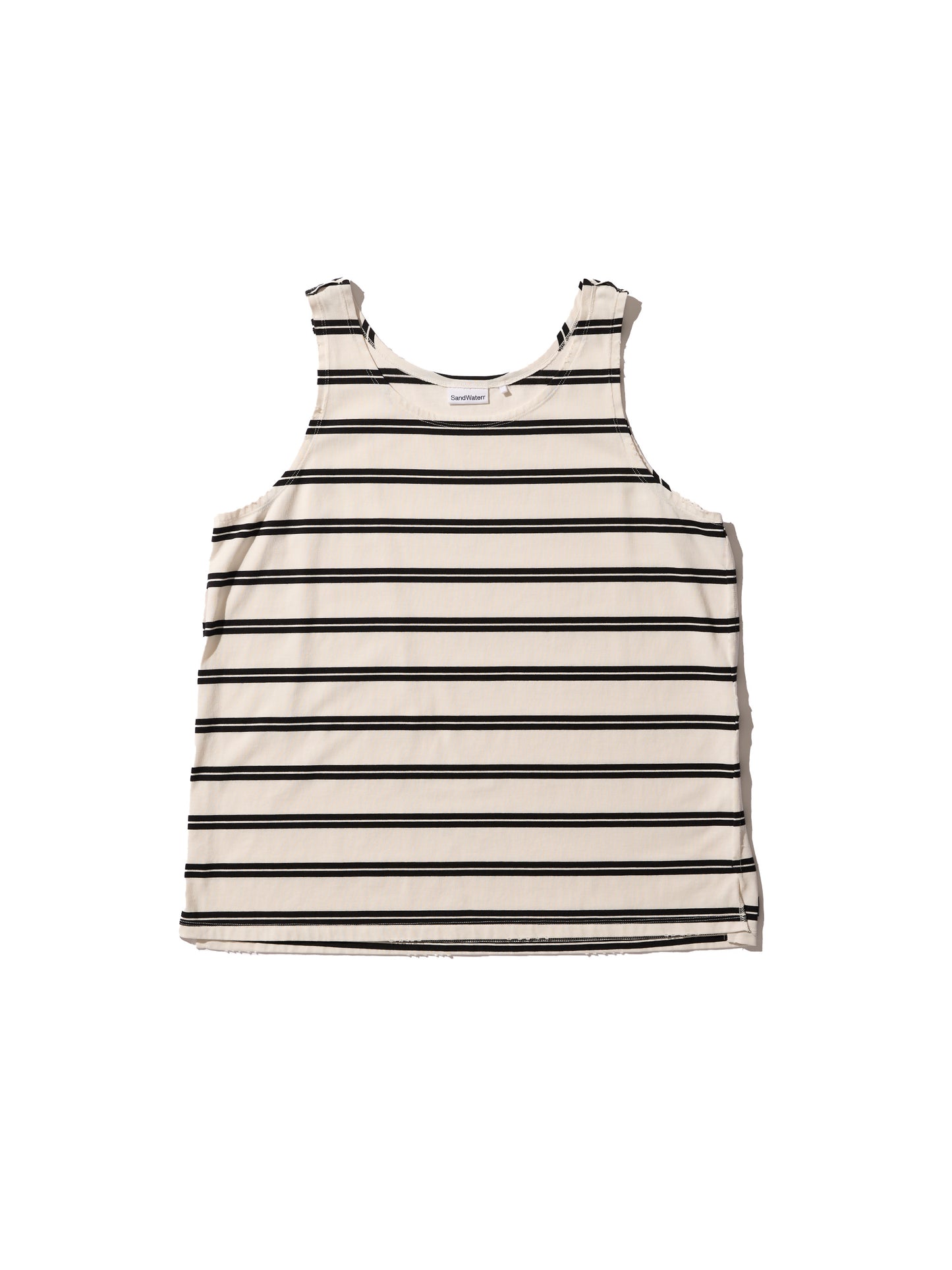 RESEARCHED TANKTOP / COTTON BORDER JERSEY