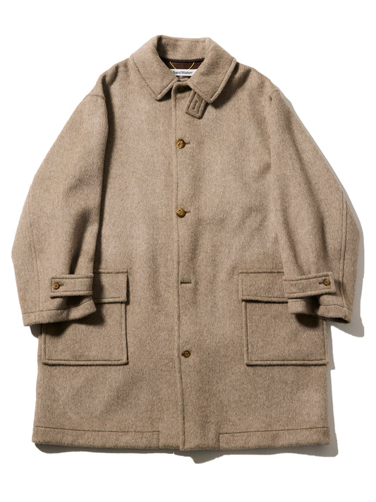 RESEARCHED CITY COAT / BEAVER MELTON WOOL