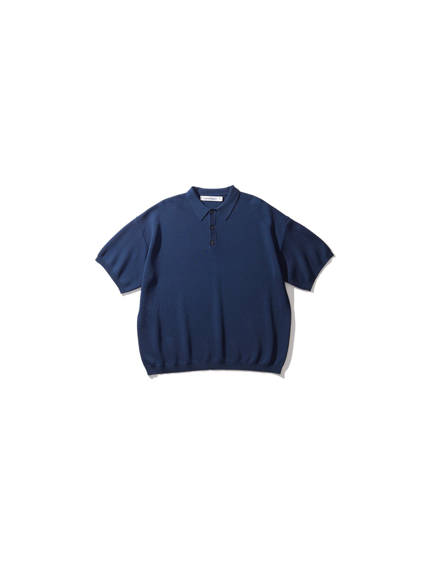 RESEARCHED KNIT POLO SS  / SYNTHETIC FIBERS YARN