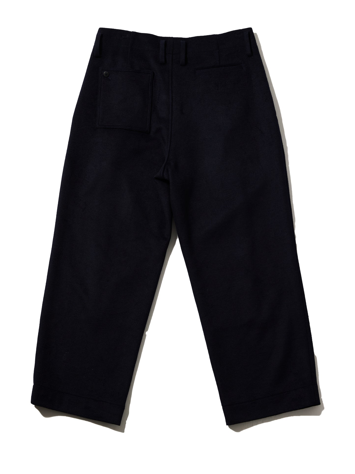 RESEARCHED TUCK SLACKS/ W/P LIGHT MELTON