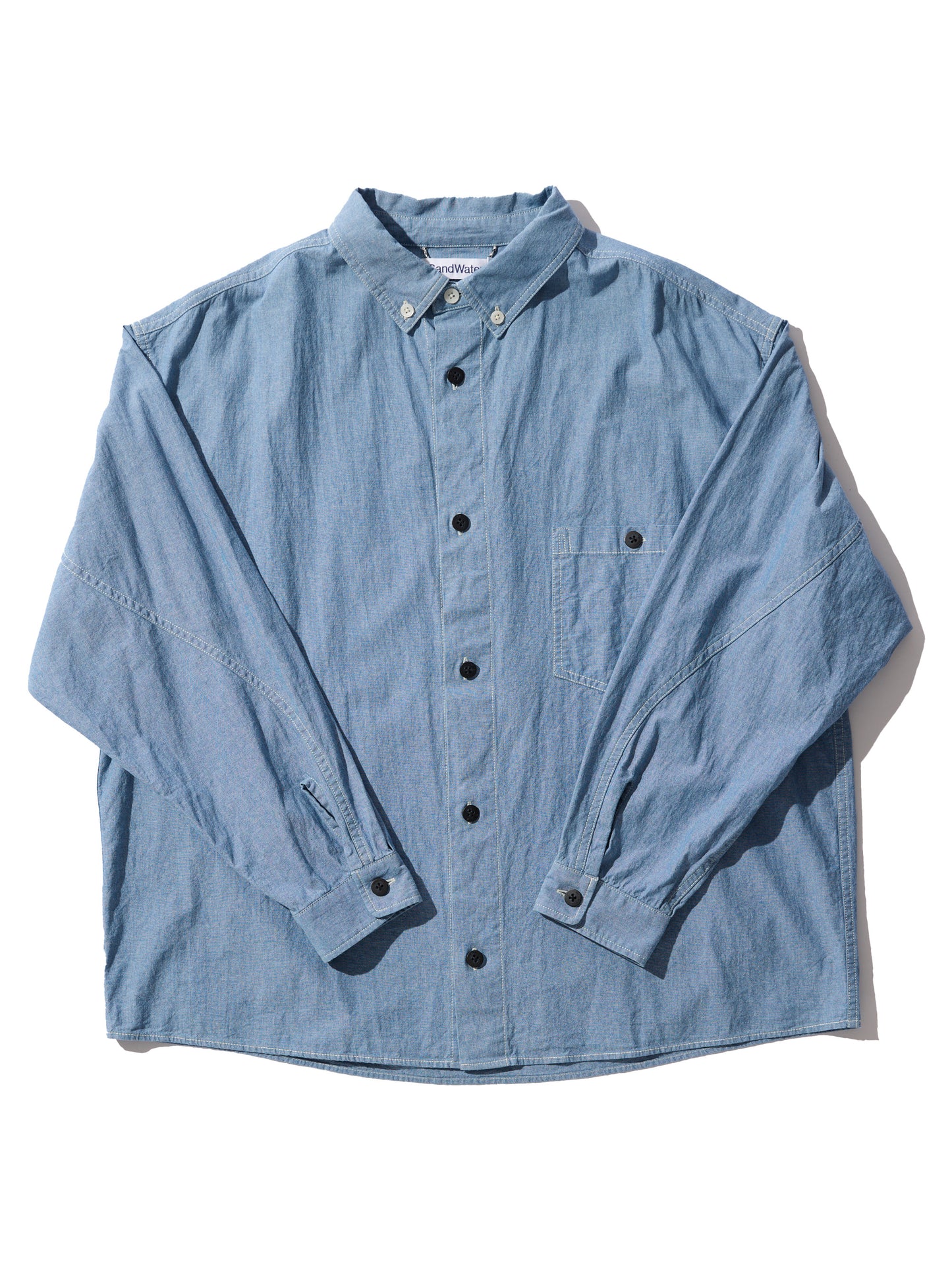 RESEARCHED B.D.SHIRT / COTTON CHAMBRAY