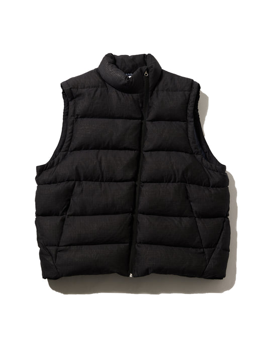 ORGANIZED DOWN VEST / C/N GROSGRAIN