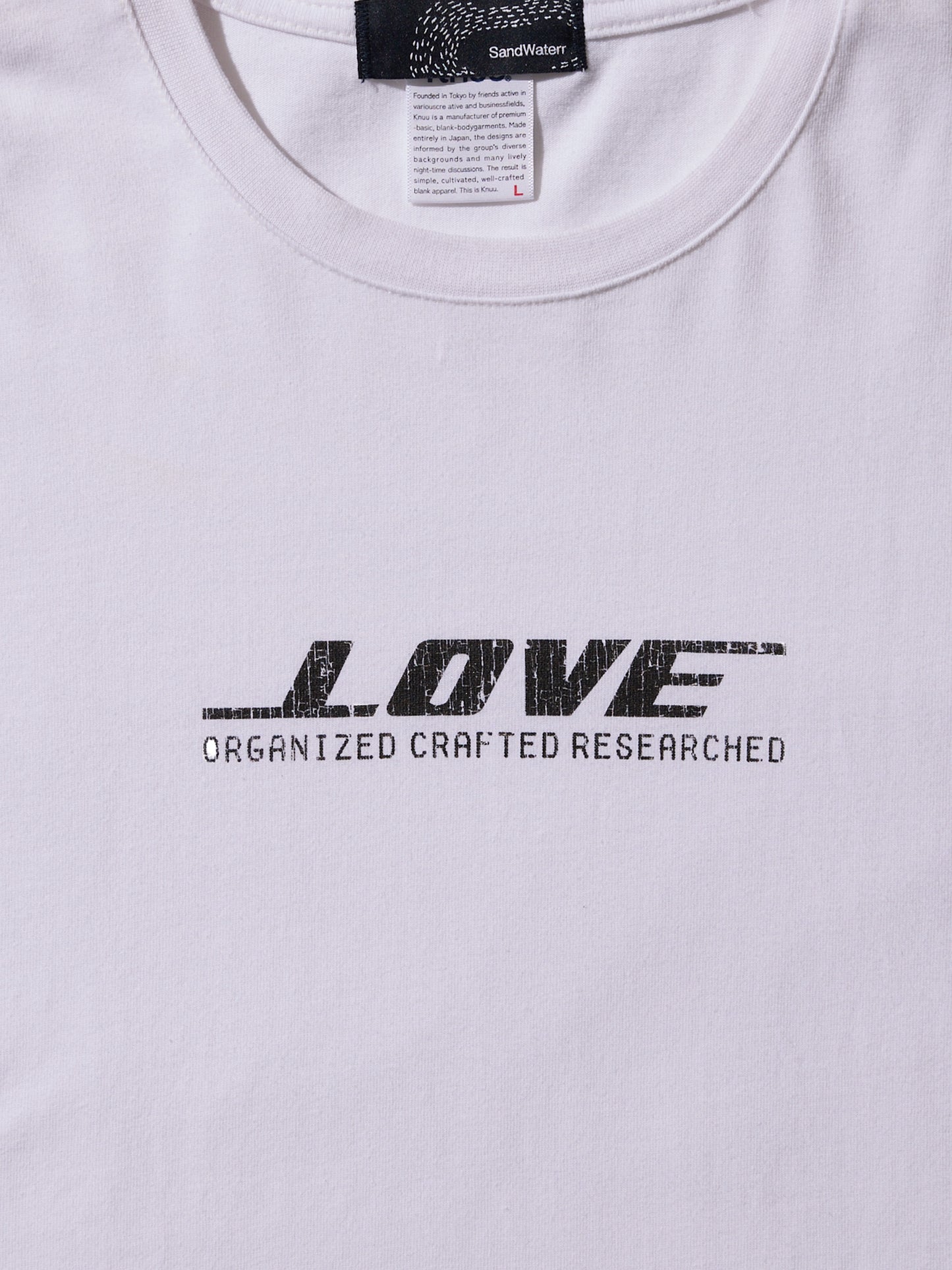 "LOVE SOUNDS" TEE× Knuu®