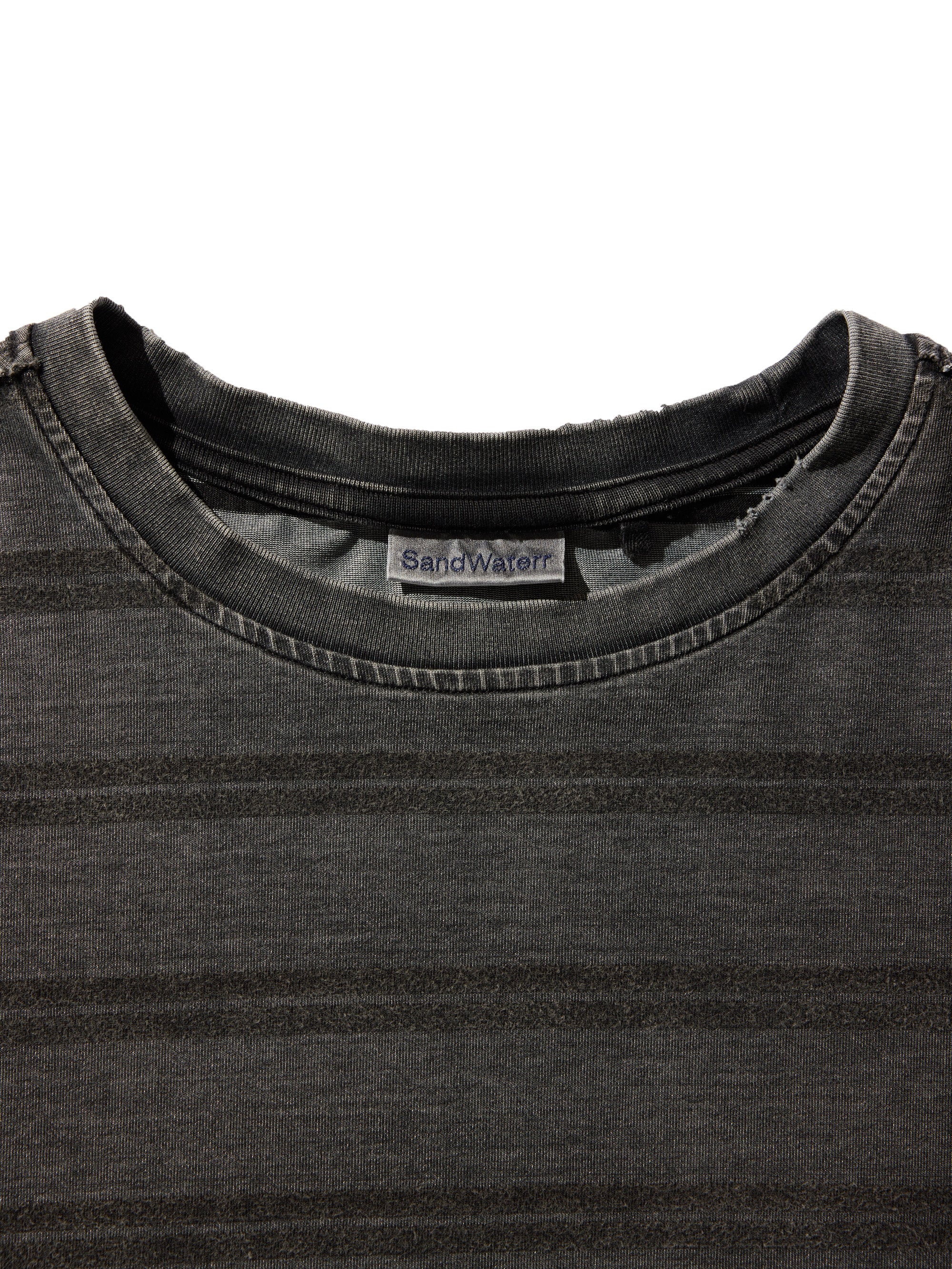 RESEARCHED TEE LS / COTTON BORDER JERSEY – SandWaterr