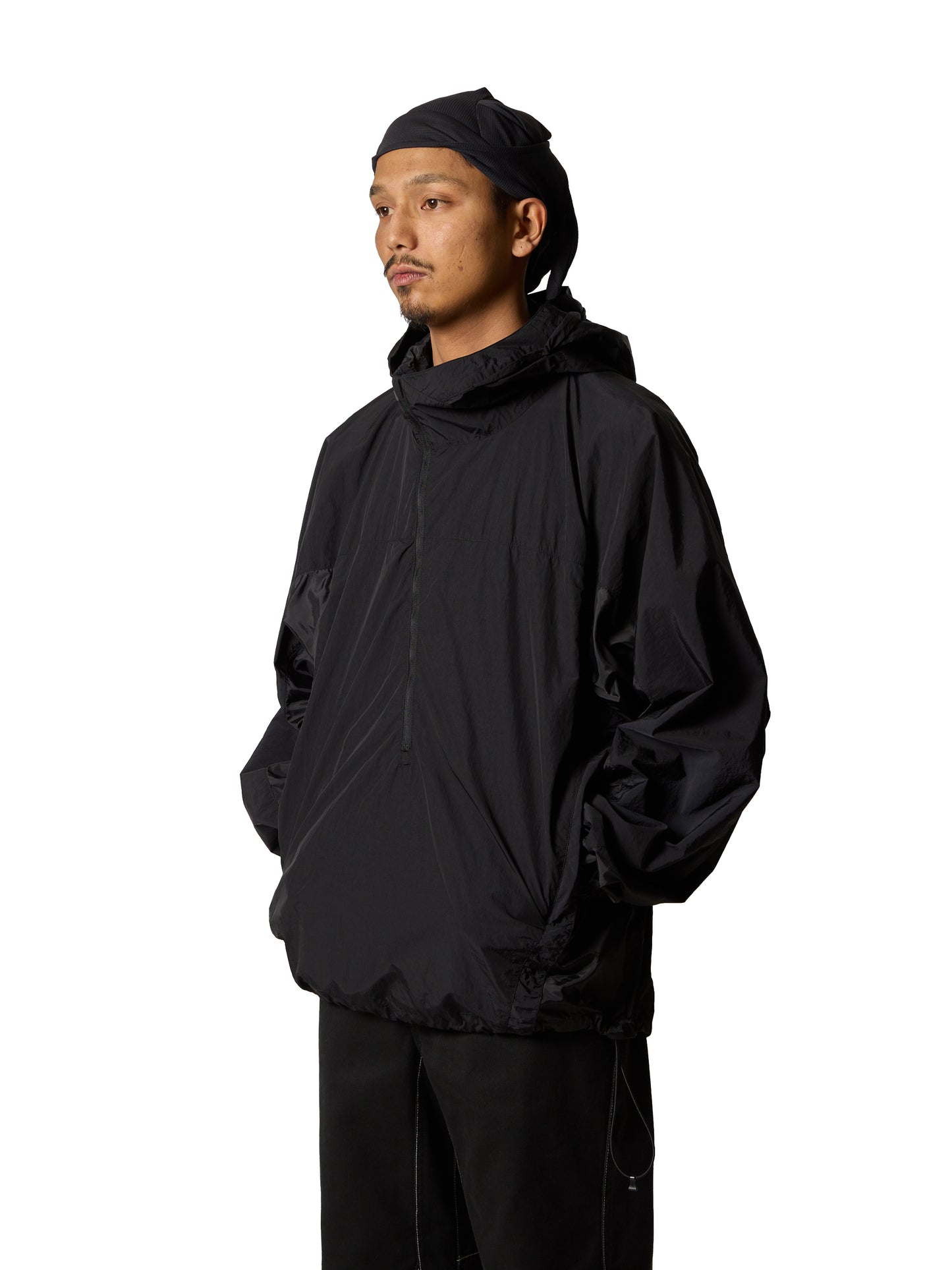 ORGANIZED HOODED PULLOVER / RIPSTOP  NYLON