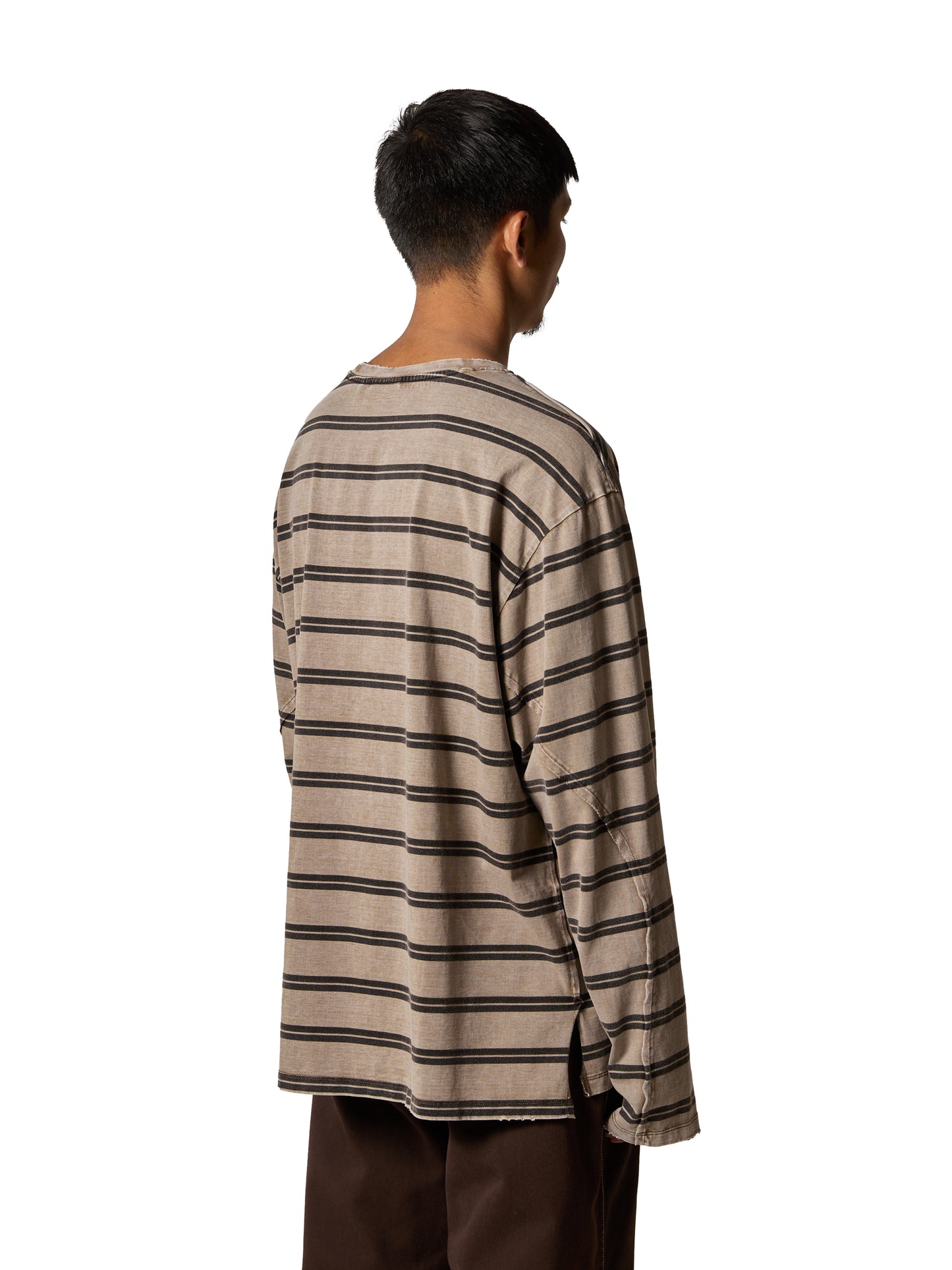 RESEARCHED TEE LS / COTTON BORDER JERSEY
