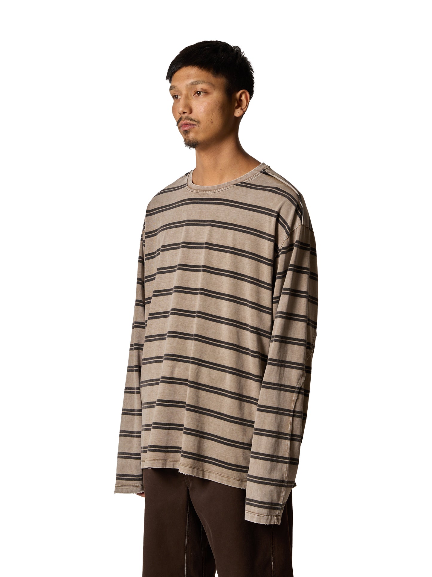 RESEARCHED TEE LS / COTTON BORDER JERSEY