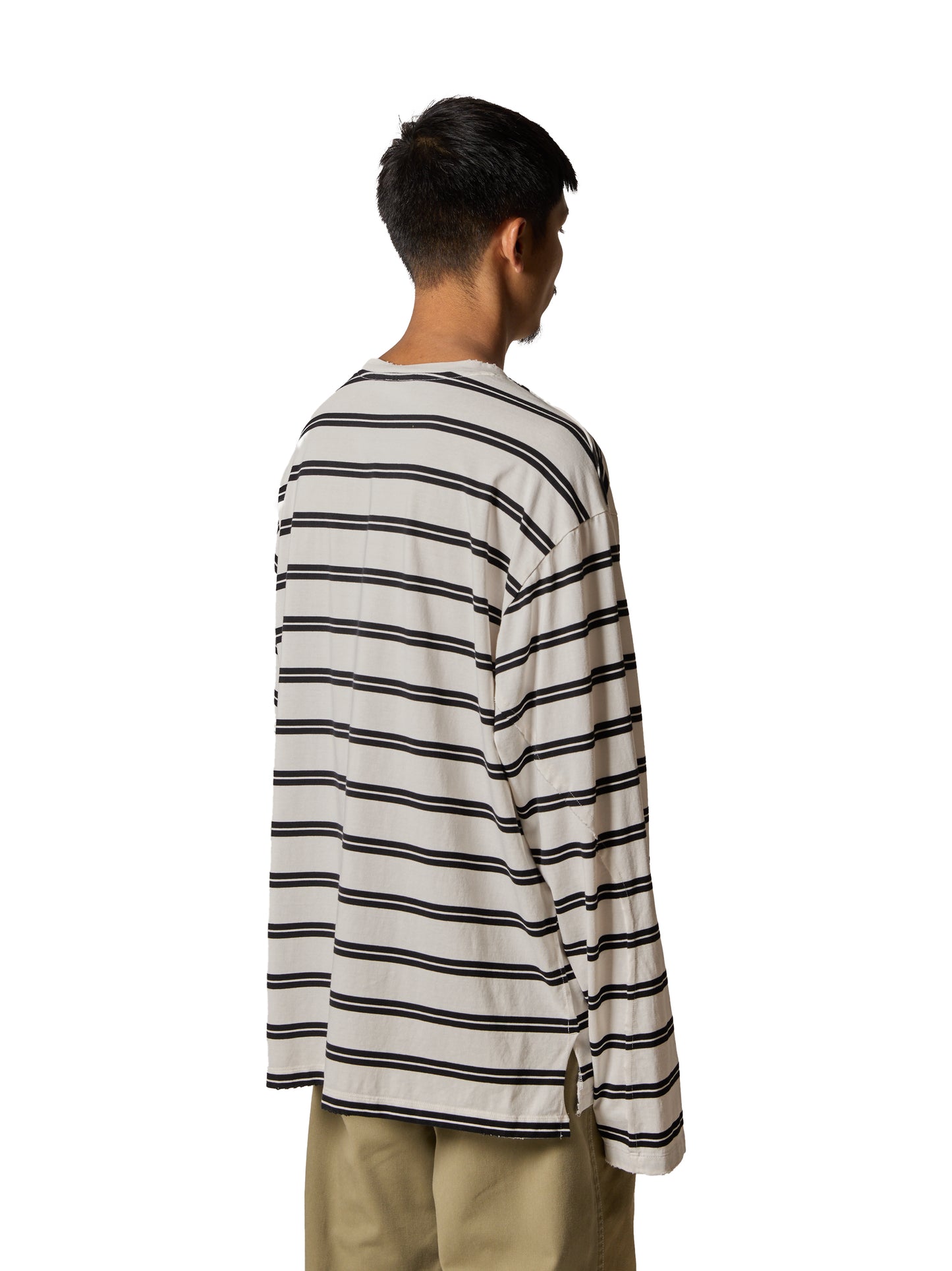 RESEARCHED TEE LS / COTTON BORDER JERSEY