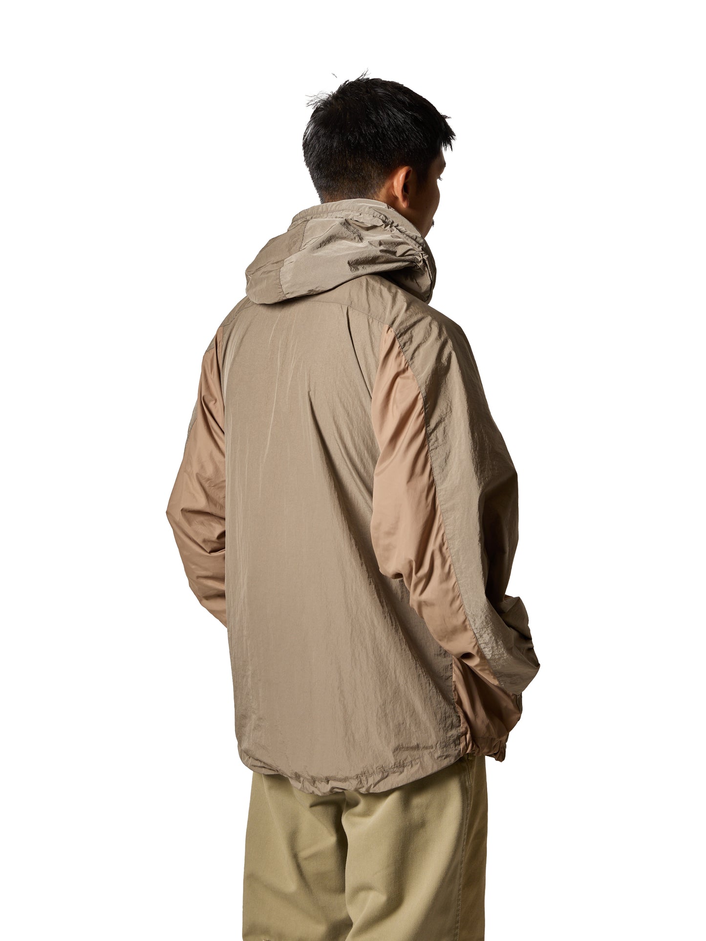 ORGANIZED HOODED PULLOVER / RIPSTOP  NYLON