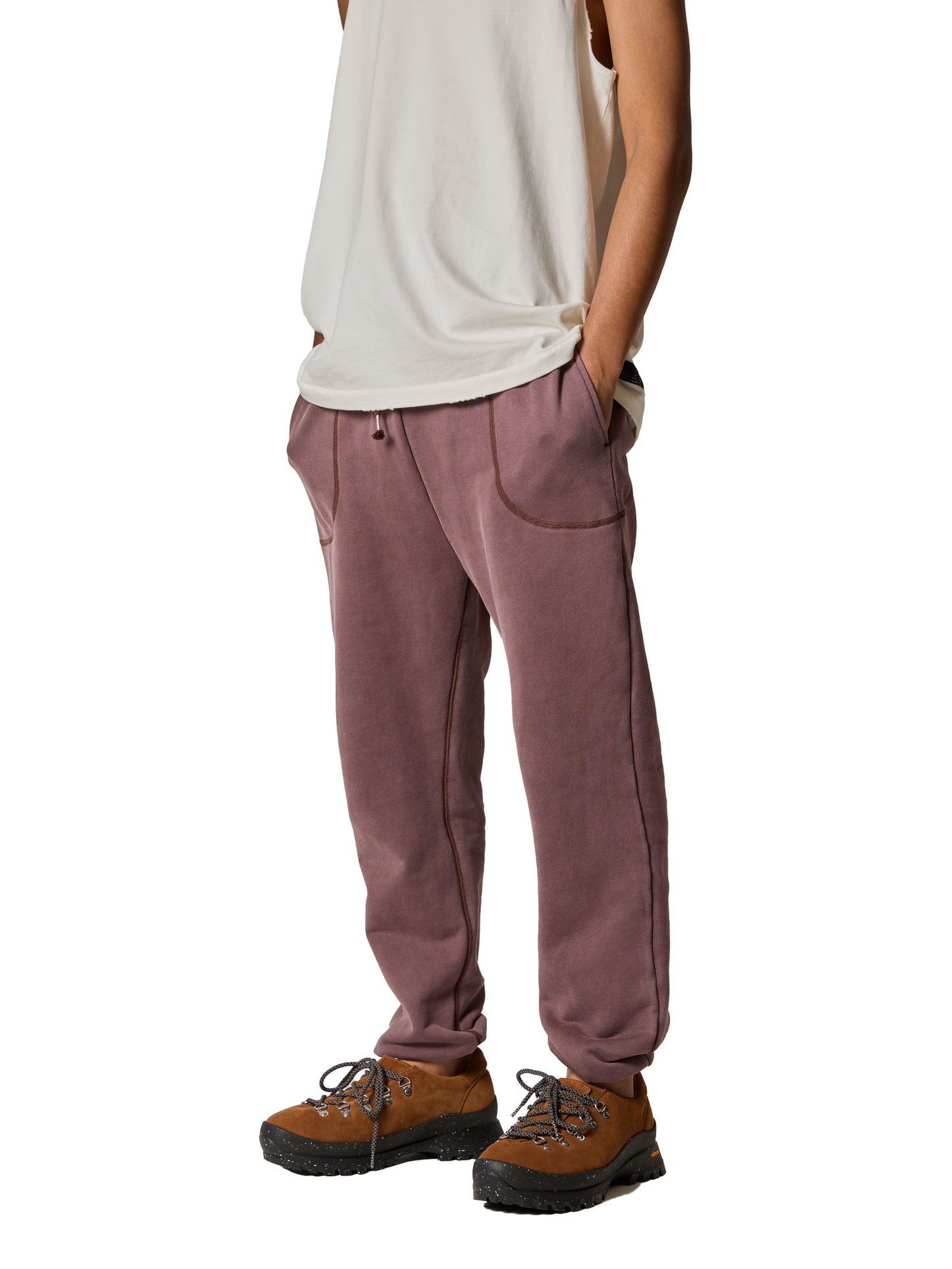 RESEARCHED EASY PANTS / COTTON SWEAT