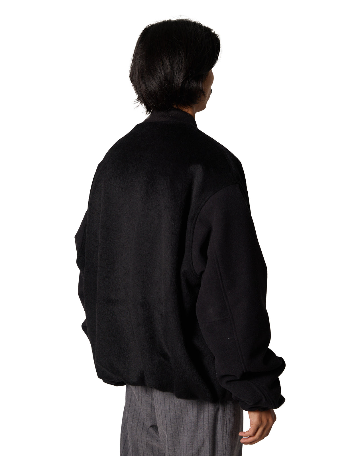 RESEARCHED PADDED BLOUSON / WOOL MIX MELTON
