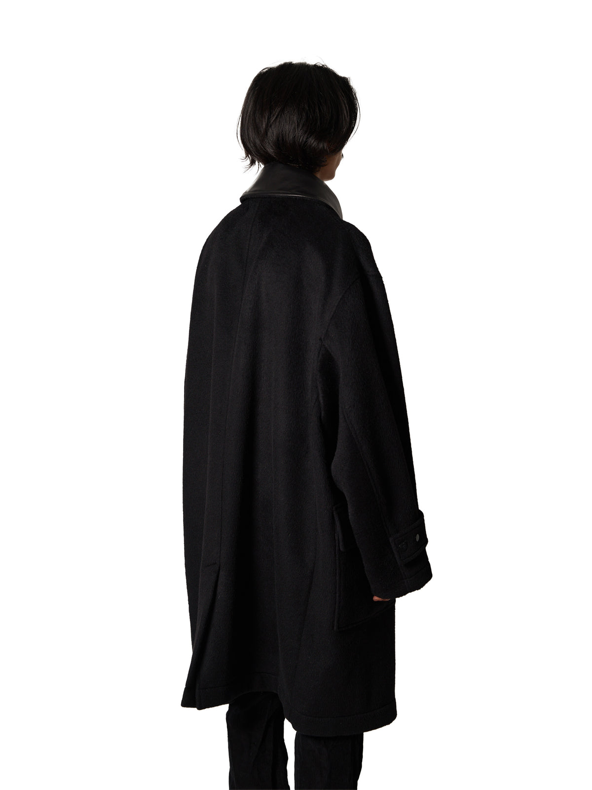 RESEARCHED CITY COAT / WOOL MIX MELTON