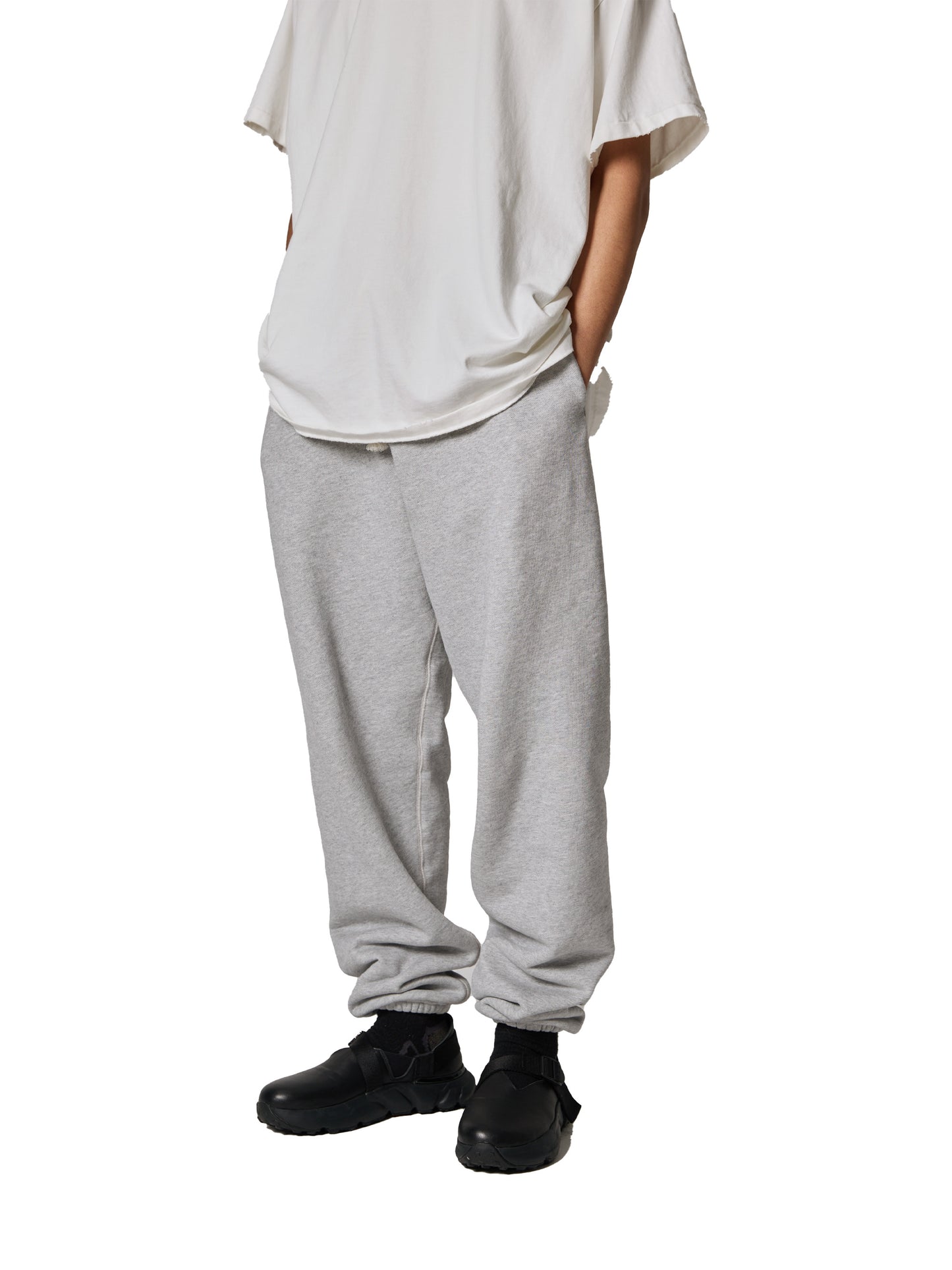 RESEARCHED EASY PANTS / COTTON SWEAT