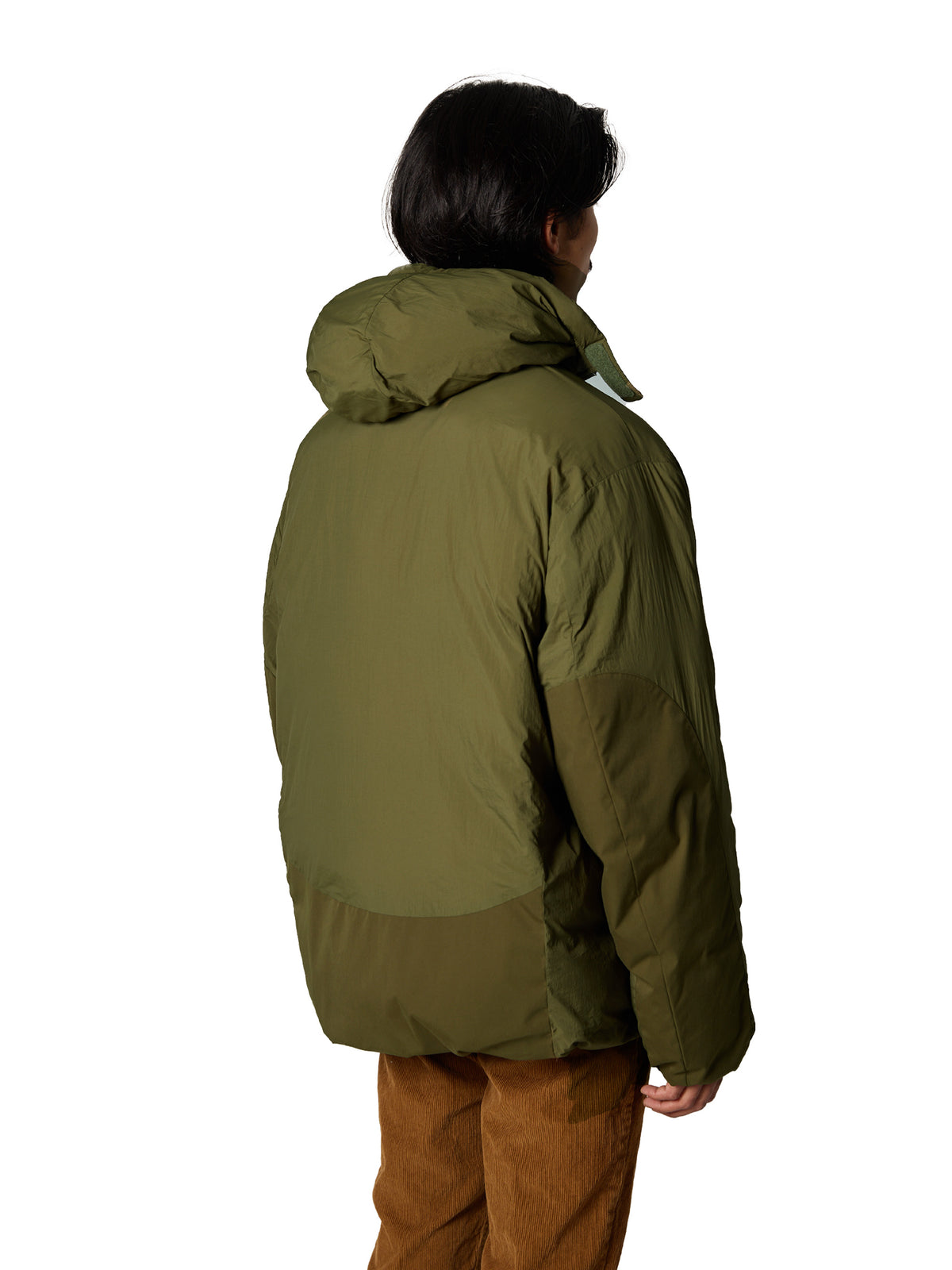 ORGANIZED HOODED PADDED BLOUSON / NYLON TAFFETA