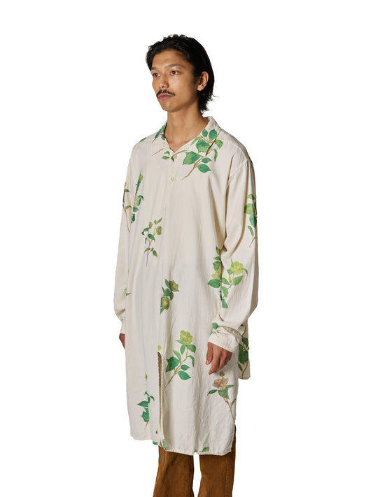 CRAFTED LONG PULLOVER / COTTON PEACH SKIN TWILL × DEAN AIZAWA