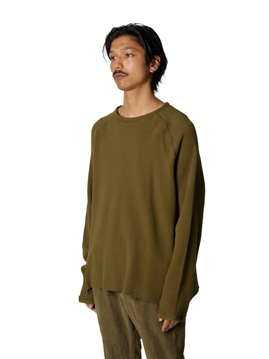 ORGANIZED PULLOVER TOP / COTTON THERMAL