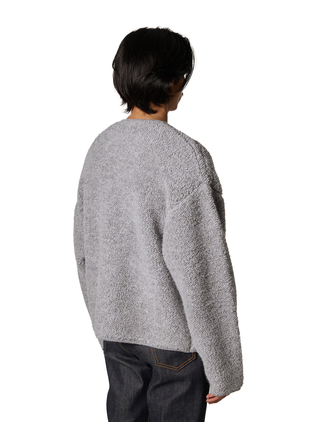 ORGANIZED CARDIGAN / WOOLEN YARN