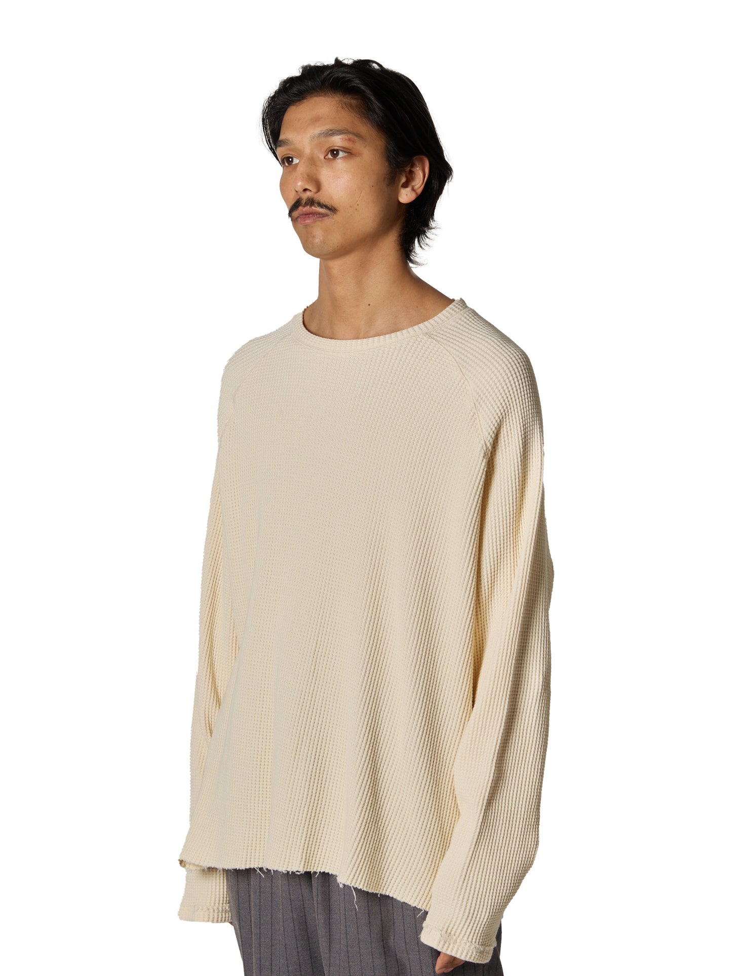 ORGANIZED PULLOVER TOP / COTTON THERMAL
