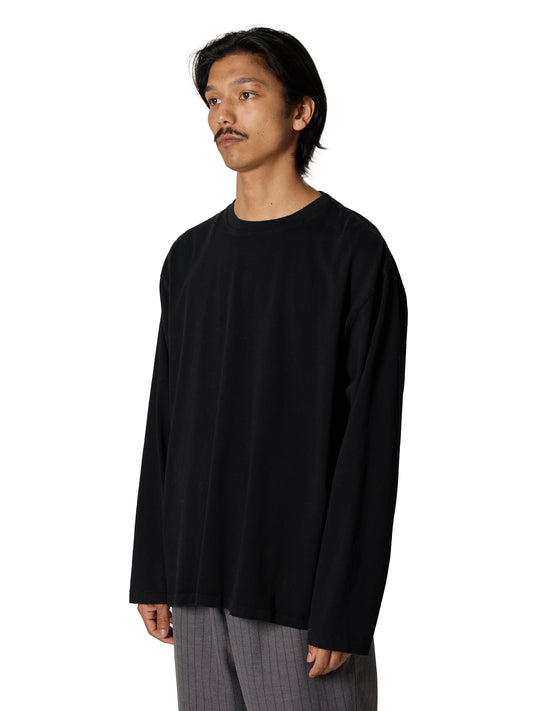 ORGANIZED BAGGY TEE LS / COTTON JERSEY